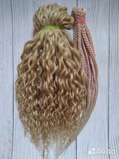 Гофродреды и косы, комплект б/у