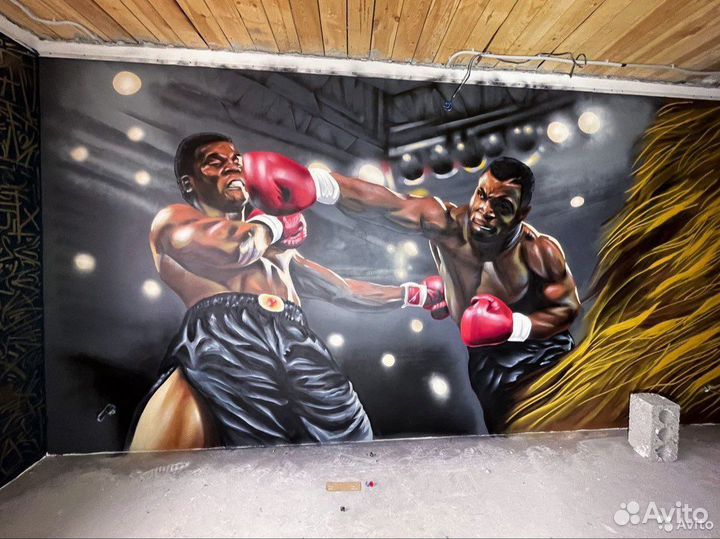 Граффити оформление, роспись стен