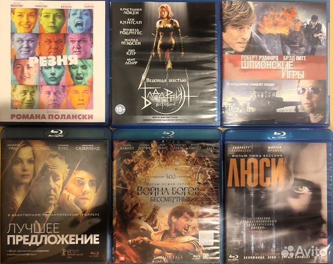 Blue-ray Фильмы и Мультфильмы (список в описании)