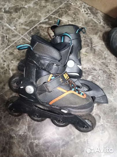 Ролики к2 детские зеленые