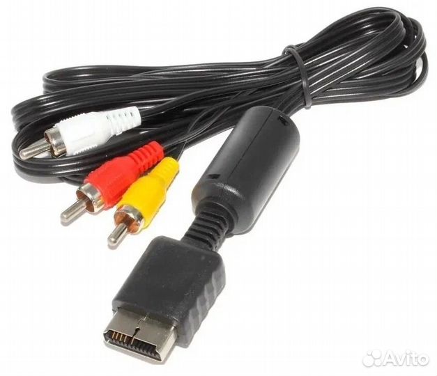Аудио/Видео AV кабель для игр RCA для консоли PS2
