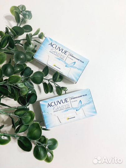 Линзы acuvue oasys -8 новые
