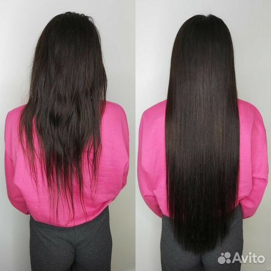 Наращивание волос на дому