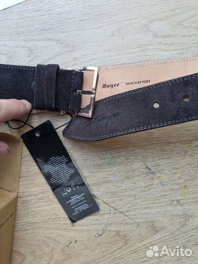 Ремень кожаный новый Mayer