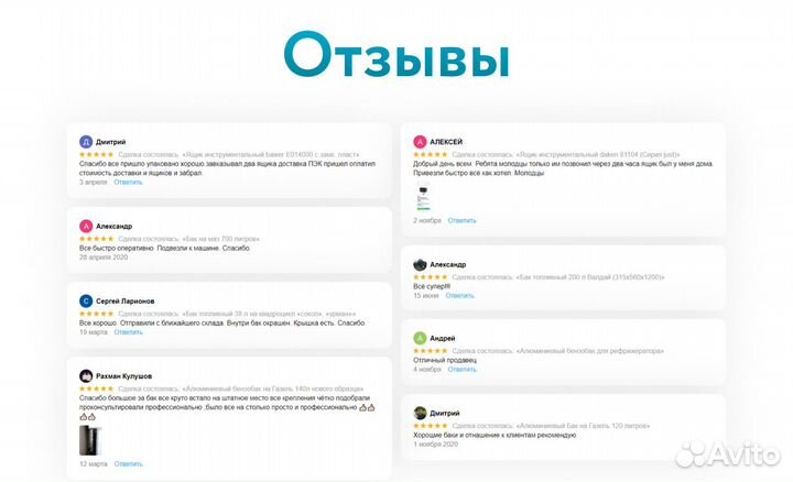 Топливный бак Volvo на 375 л