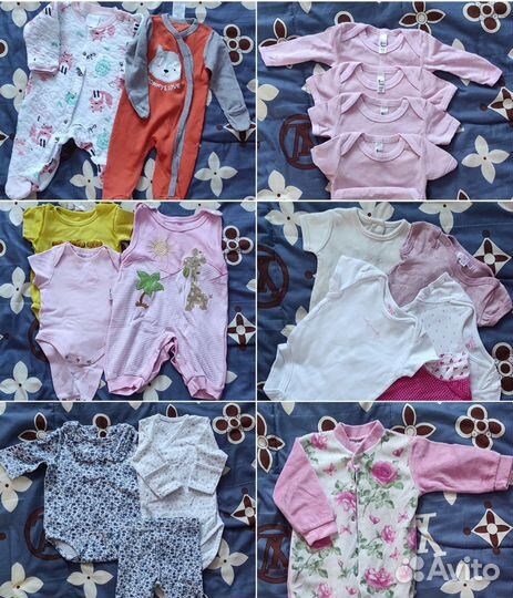 Детские вещи большим пакетом на девочку