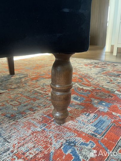 Кресло синее