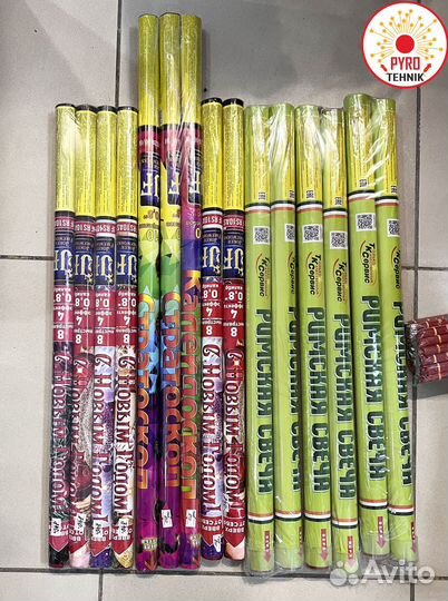 Римские свечи ручной салют римки палка фейерверк