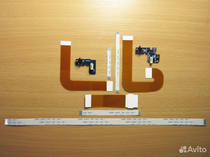 PS2 Шлейф DVD, Кнопка включения, Заглушки