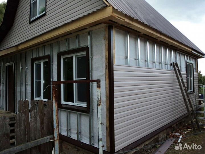 Обшивка домов сайдингом