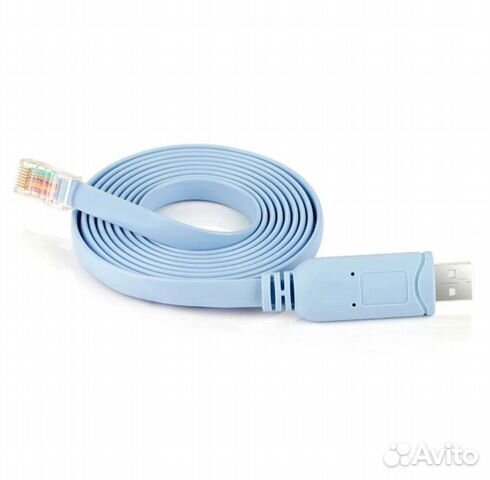 Кабель консольный USB to RJ45 для Cisco