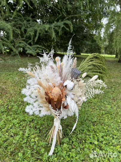 Букет из сухоцветов, букет, интерьерный букет