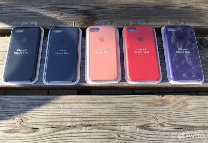 Силиконовые чехлы на iPhone