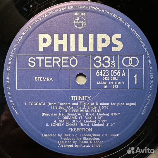 Ekseption – Trinity (Европа 1973г.)