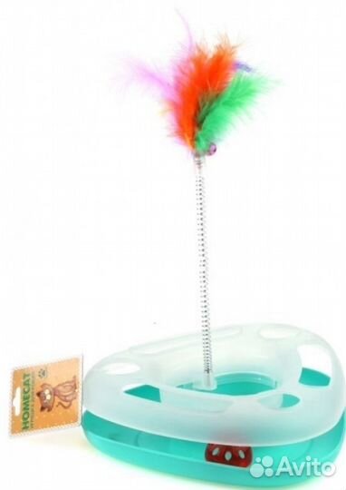 Homecat Игрушка для кошек Трэк треугольный пластик