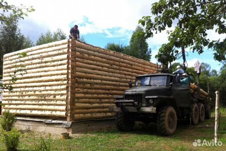 Срубы домов бань ручной рубки(г. Пустошка)