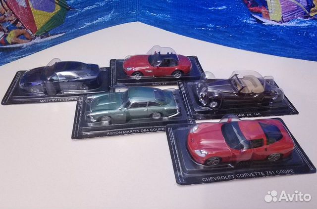 Модели машин DeAgostini 1:43 (новые, в блистерах)