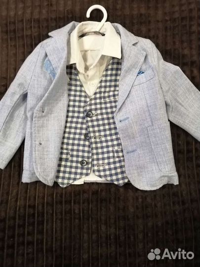 3ка Пиджак+жилетка+рубашка