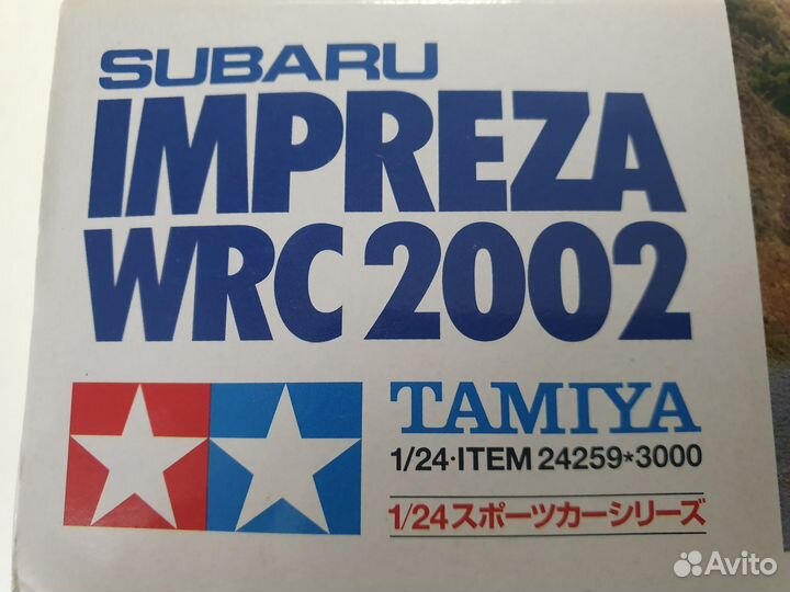 Модель для сборки Tamiya 24259 Subaru Impreza 1:24