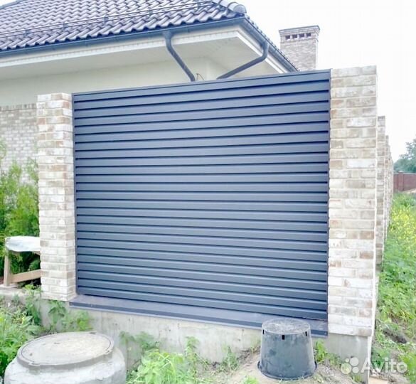 Забор Жалюзи / Ранчо Металлический