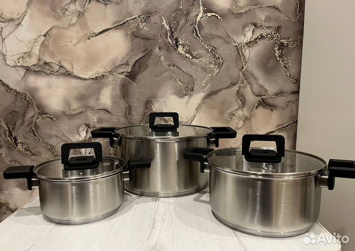 Набор кастрюль Polaris, новый