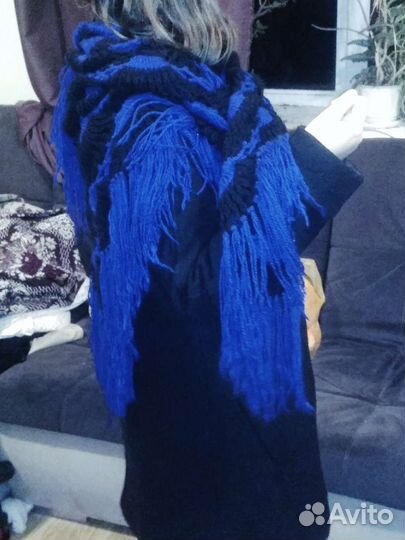 Большая шаль из акриловой шерсти