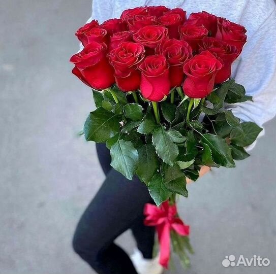 Высокие розы 150 160 170 180 190см доставка Москва