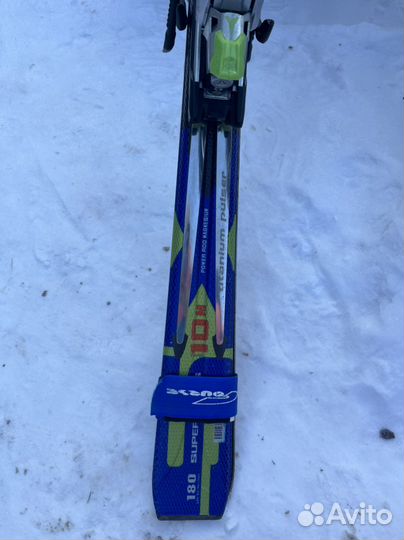 Лыжи Atomic б/у с ботинками