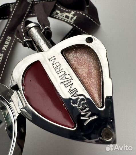 Ysl кулон брелок палетка помада блеск