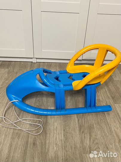 Санки салазки Снежинка Нордпласт