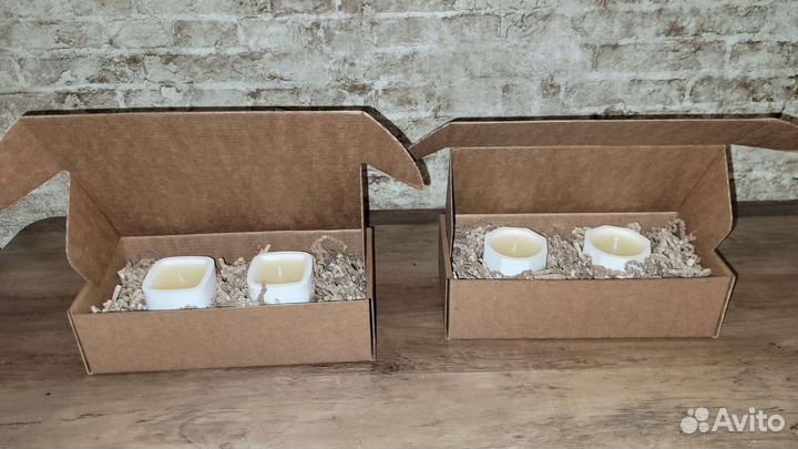 Соевые свечи ручной работы