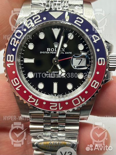 Часы Rolex GMT Master II 40mm 126710blro ARF V3