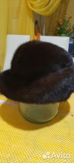 Шляпа женская норка раз.56