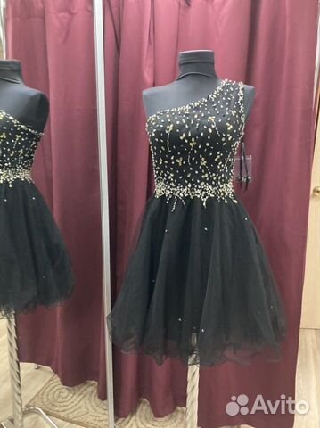 Новое платье с камнями и бисером
