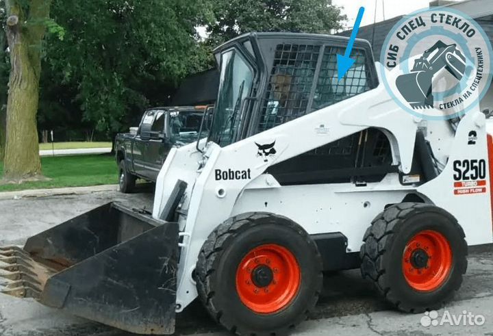 Стекло боковое неподвижное на Bobcat Бобкэт 175