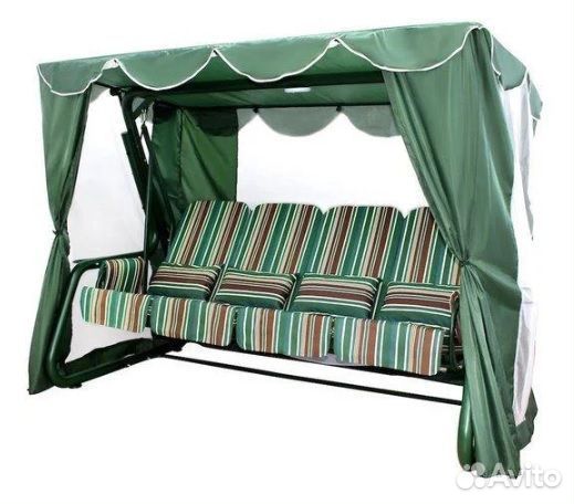 Садовые качели четырехместные 