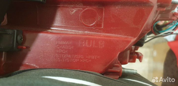 Задние фонари hyndai solyris 2018