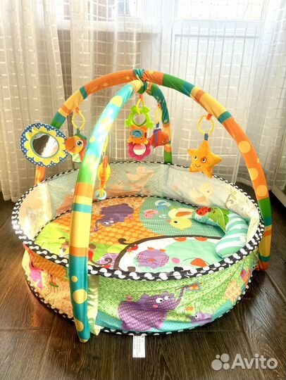 Развивающий коврик манеж для новорожденных