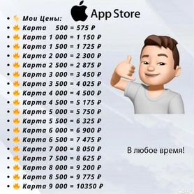 Пополнение Apple ID (iTunes, iCloud)