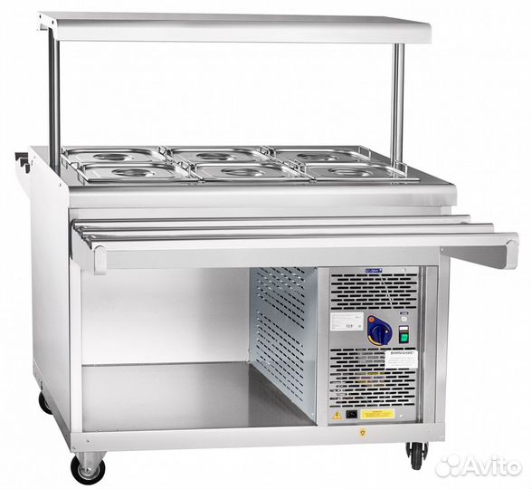 Прилавок д/холод. блюд Abat пвв(н) -70пм-нш кашир