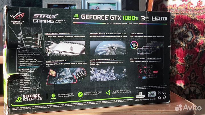 Видеокарта gtx 1080 ti aorus 11gb