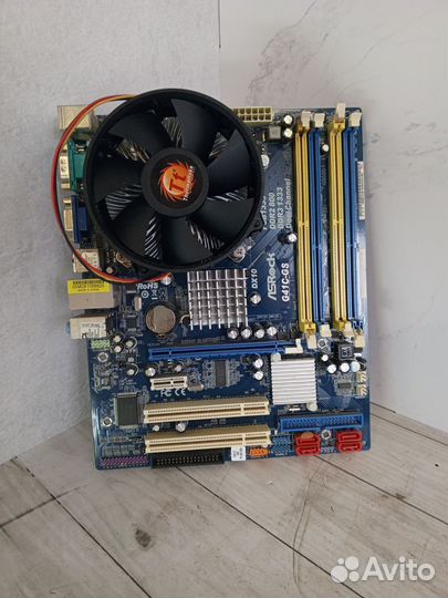 Материнская плата ASRock G41c gs lga 775