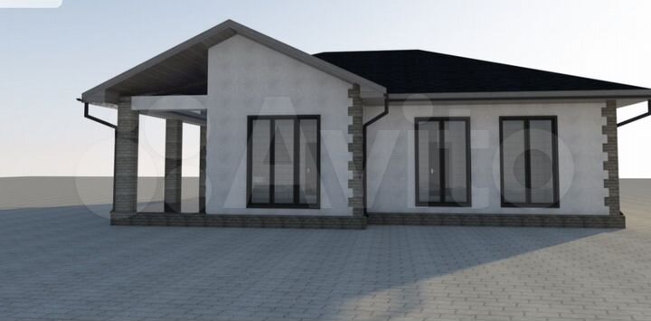 Коттедж 156 м² на участке 6,5 сот.