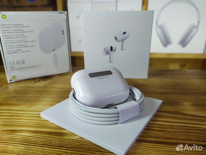 Airpods Pro 2 platinum(гарантия + чехол)