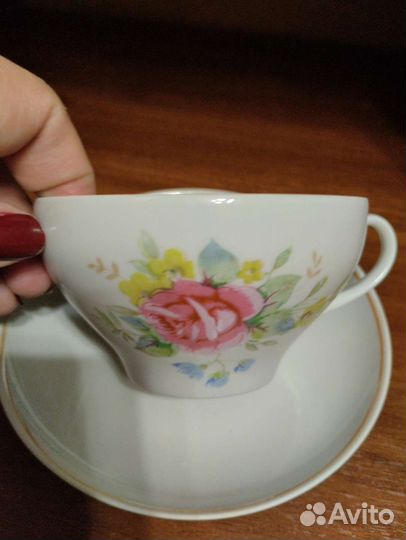 Чашка,молочник,сахарница сервис СССР