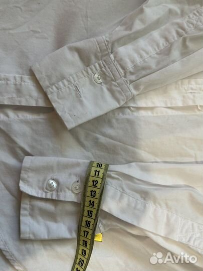 Рубашка белая для девочки 140