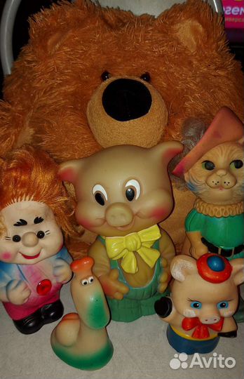 Резиновые игрушки СССР