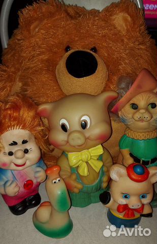 Резиновые игрушки СССР