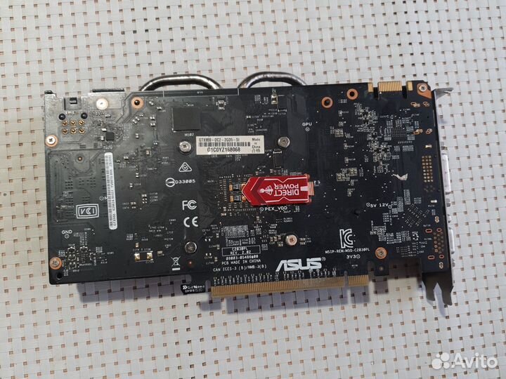 Видеокарта asus GTX950 2GB
