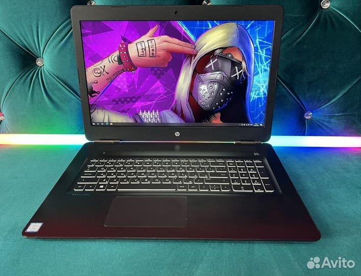 Игровой HP 17,3 i7 GTX1050 FHD IPS 16GB